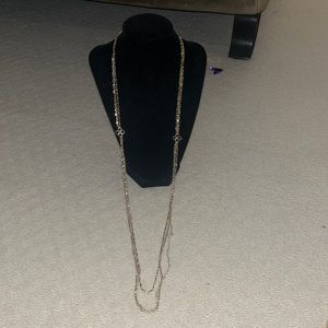 BCBG Long Gold Chain Necklace